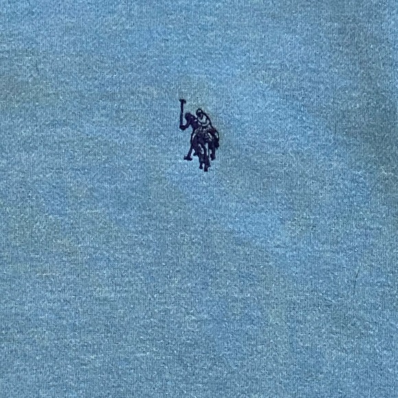 US Polo Assn Mens Sweatshirt XL Blue Crewneck Pullover Logo 113028Y1 - Picture 3 of 7